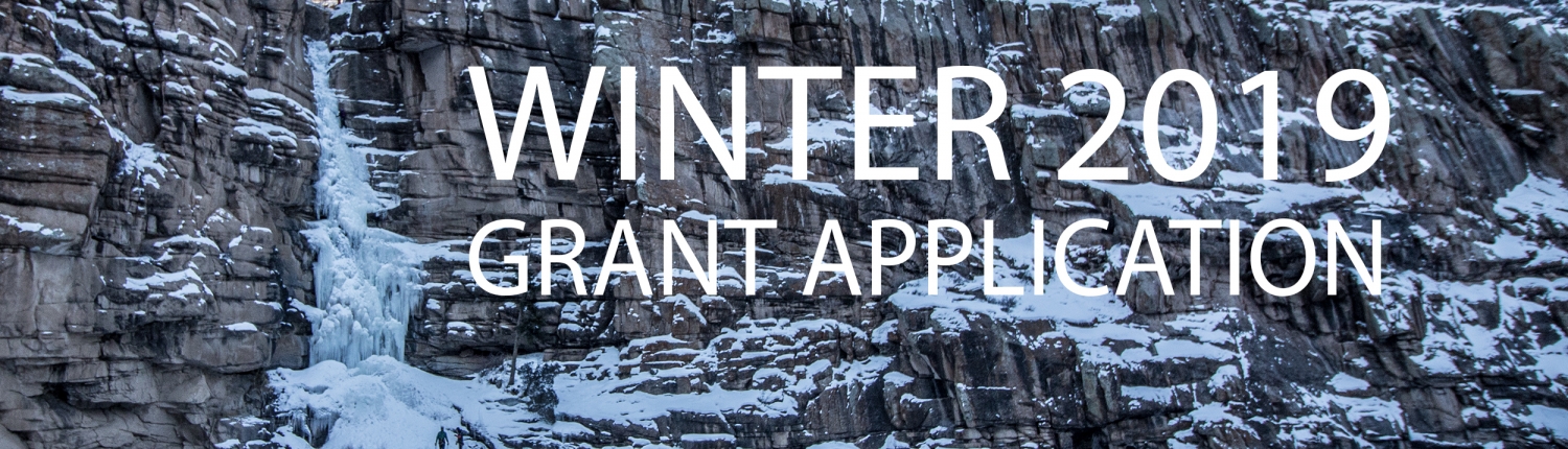 winter 2019 climbing grant application